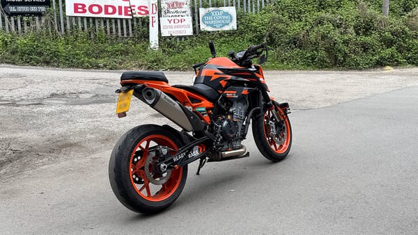 Wrapping the KTM Pillion Seat Bag